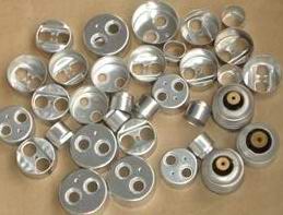 Aluminium strip for lamp cap